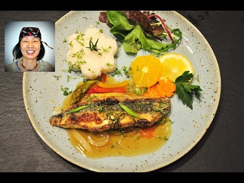 Makrele gebraten an