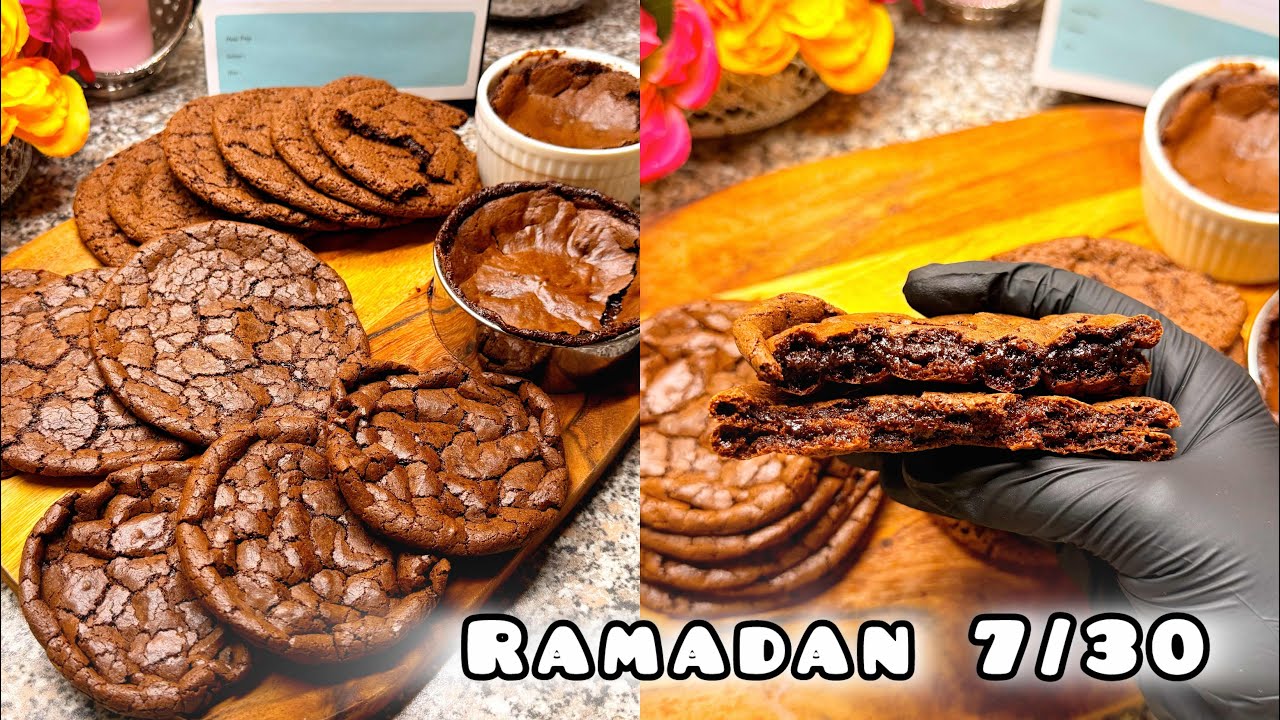 Шоколадное печенье cookies без яиц.