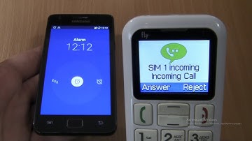 Incoming call & Ringing alarms at the Same Time   Fly Ezzy 5+Samsung S2 Android 7