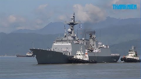 Tàu khu trục Hải quân Hàn Quốc thăm Đà Nẵng