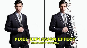 PIXEL EXPLOSION EFFECT Photoshop Tutorial