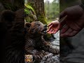 Heart-Melting Moment: Rescuing a Baby Bear Cub Trapped Under Rocks!