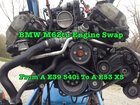 BMW M62tu 4.4L V8 Engine Swap Differences From a E39 540i ... e38 engine diagram 