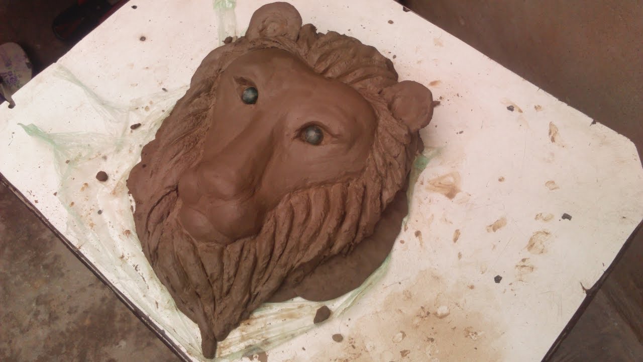 How to Make Clay Lion YouTube