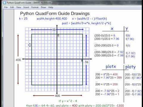 Python-Pygame Lesson Quadratic (part 4) Solver and Grapher - YouTube
