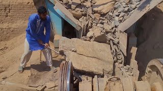 Giant Rock vs Man | Super Satisfying Stone Crushing  Rock crusher in Action