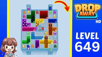 Drop Away Level 649 Solution Walkthrough