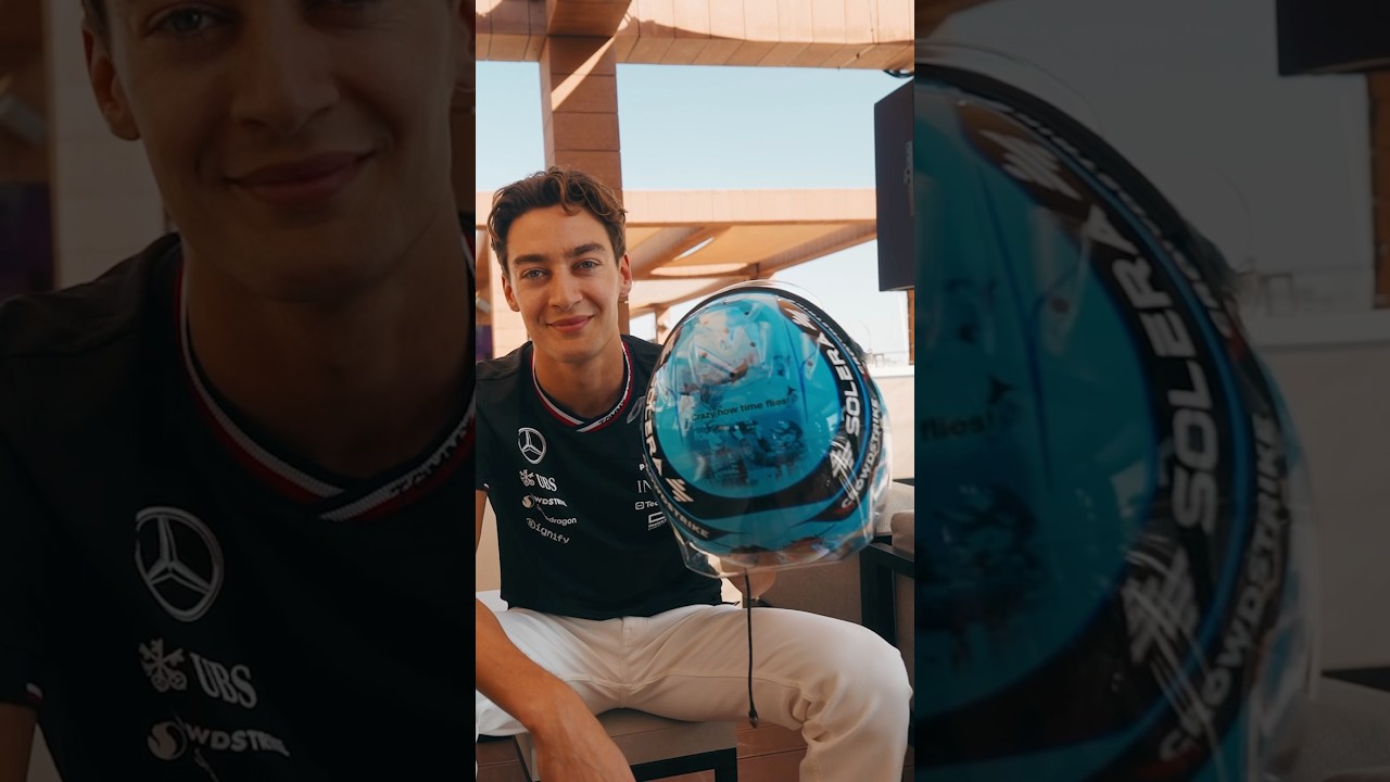 George’s Lewis Helmet Tribute 💙