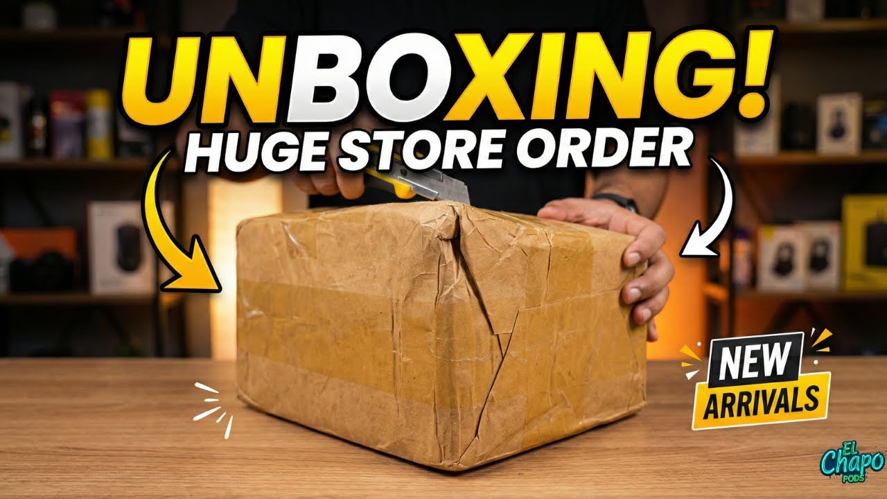 UNBOXING DE ESTOQUE: As Novidades que Chegaram na Loja! ( para o varejo) Fornecedor de pod