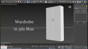 Wardrobe in 3ds Max | wardrobe modeling in 3ds max | cabinet in 3ds max