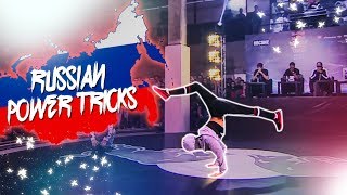 AMAZING RUSSIAN POWER TRICKS 🇷🇺  BEST BBOYS