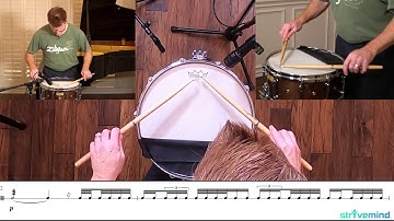 Texas All State Stryve Academy  Snare Drum Performance of Excerpt 3