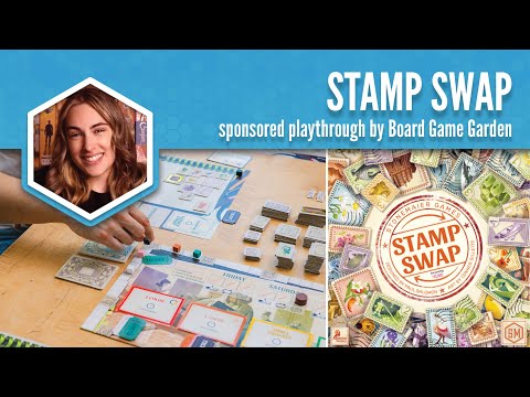 Stamp Swap Playthrough - Board Game Garden