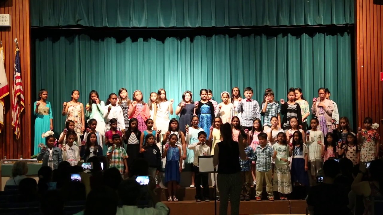 Curtner Elementary School Chorus Concert 2017 (Part1) YouTube