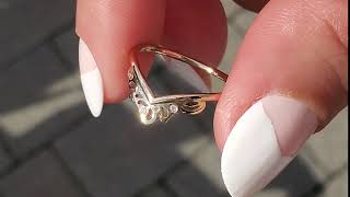 Devotion Wedding Band sparkling in the sun