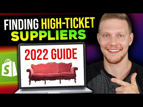5 Ways How To Find High-Ticket Shopify Dropshipping Suppliers For Beginners