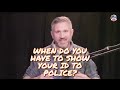 When Should I Give my ID to Police Officers? A Breakdown of a Police Interaction Gone Wrong!!!