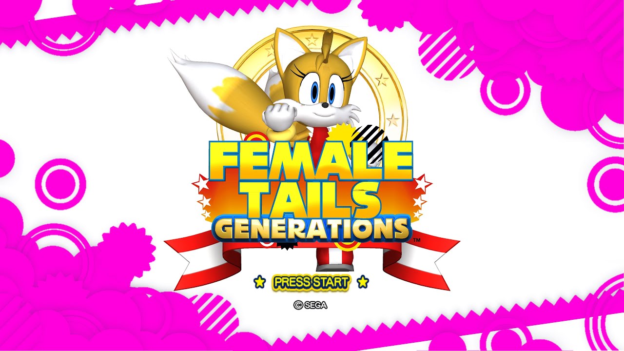 Female Amy Tails in Sonic Generations Mod - YouTube