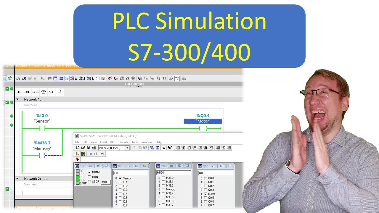 interface its plc professional with plc simulator