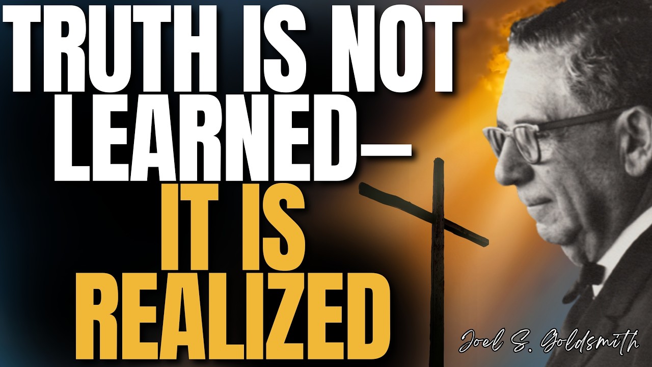 WHY SPIRITUAL WORDS FAIL WITHOUT REALIZATION | JOEL S. GOLDSMITH ON SILENCE & TRUTH