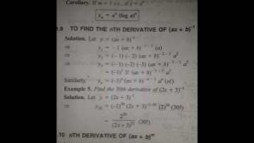 nth derivative of (ax+b)^-1