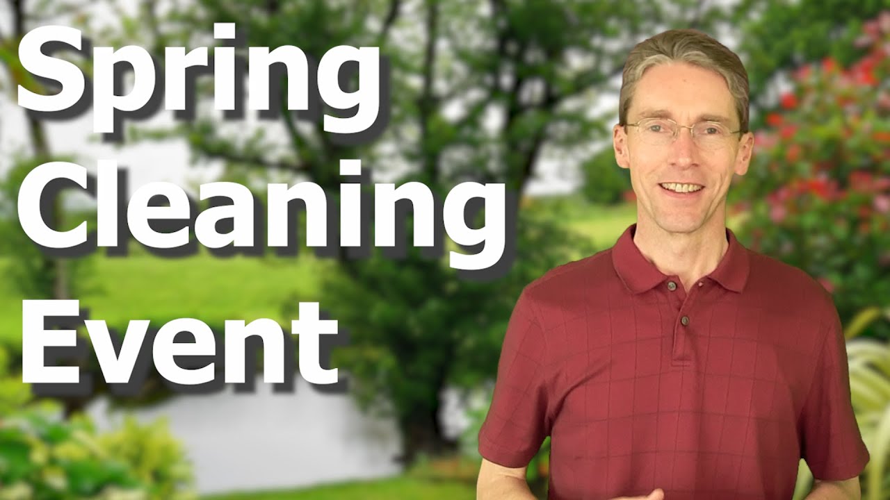 Spring Cleaning Event! - YouTube