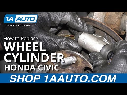 How to Replace Rear Wheel Cylinder 06-11 Honda Civic