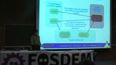 FOSDEM 2014 - Security Model Using Smack For Embedded Systems