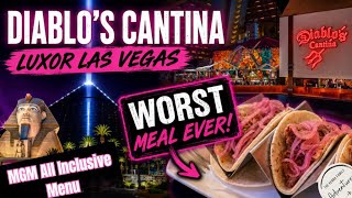 Our WORST MEAL in Las Vegas! Diablo’s Cantina