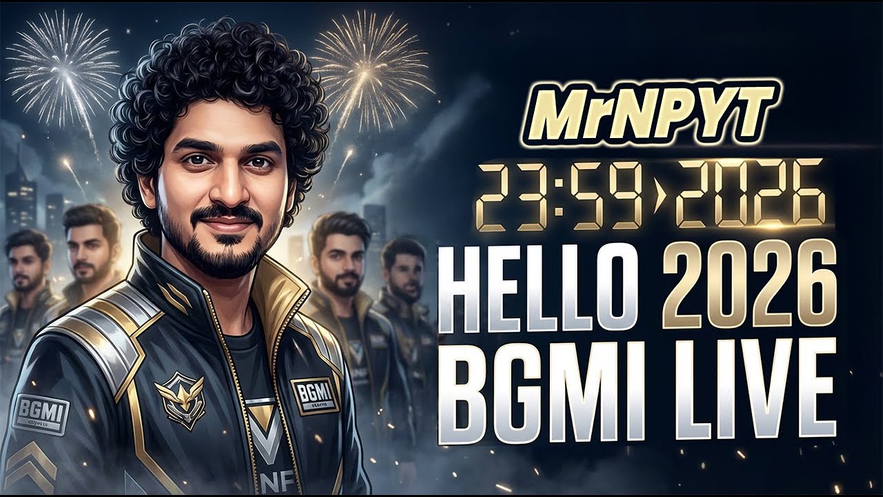 Happy New Year Guys 2026 🐥 ️ | BGMI Live Tamil | Mr.Nice Person YT # ...