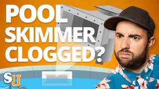POOL SKIMMERS 101: How To UNCLOG Your Pool Skimmer Line | Swim University