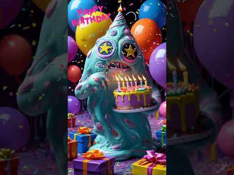Happy B-day Slime Fun! #happybirthday #happybirthdaysong #birthdayparty