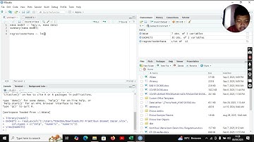 Regresi Linear Sederhana menggunakan RStudio