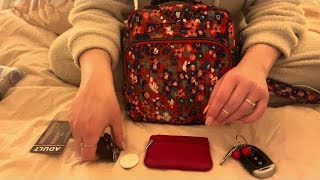Old school ASMR, ￼ preparing my bag for a trip (soft spoken, rummaging, organizing)￼ screenshot 5