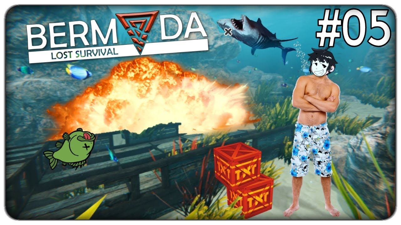 giochi uniti CRAFTIAMO LA DINAMlTE E FACCIAMO ESPL0DERE TUTTO SOTT'ACQUA | Bermuda Lost Survival - ep. 05 [ITA]