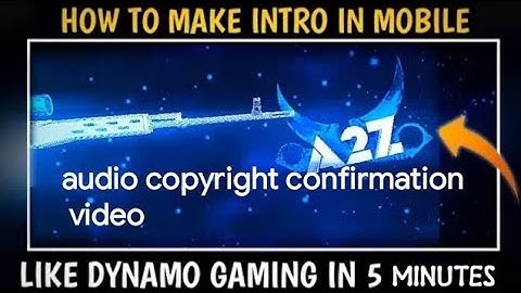 Dynamo gaming intro copyright confirmation video