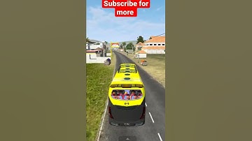 #shorts | Hino AK1J Non AC Bus Mod | BUSSID | village mai bus chlate hue | Android game | 3d game