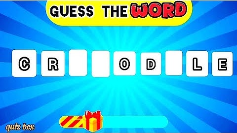 Guess🤔 the words in 10 seconds and test your brain 🧠 #quiz #challenge 