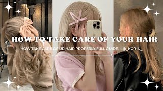 How to take care of your hair properly #subscribers #recommended #views #viral #trending