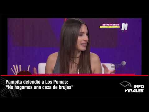 Pampita salió a defender a Los Pumas