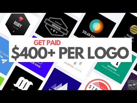 How To Make $20 To $400+ Per Day Selling Logos Online Using A Secret Trick | Work From Home