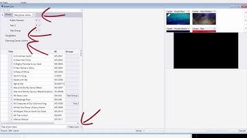 Inserting Lyrics in MediaShout 6