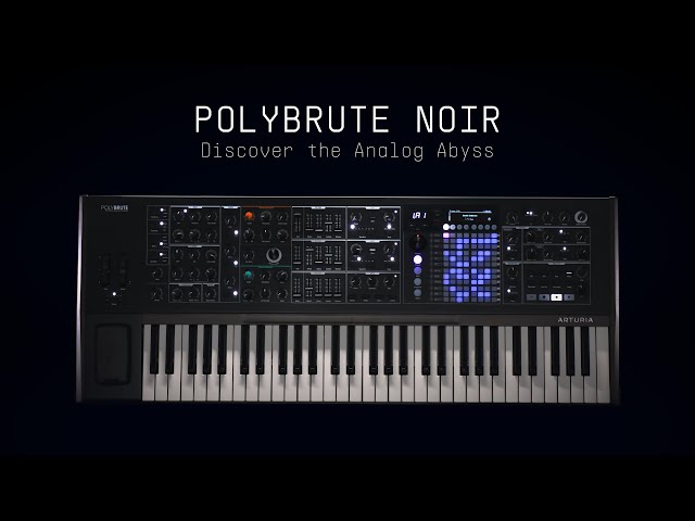 PolyBrute Noir | Stealth morphing polysynth | ARTURIA - YouTube