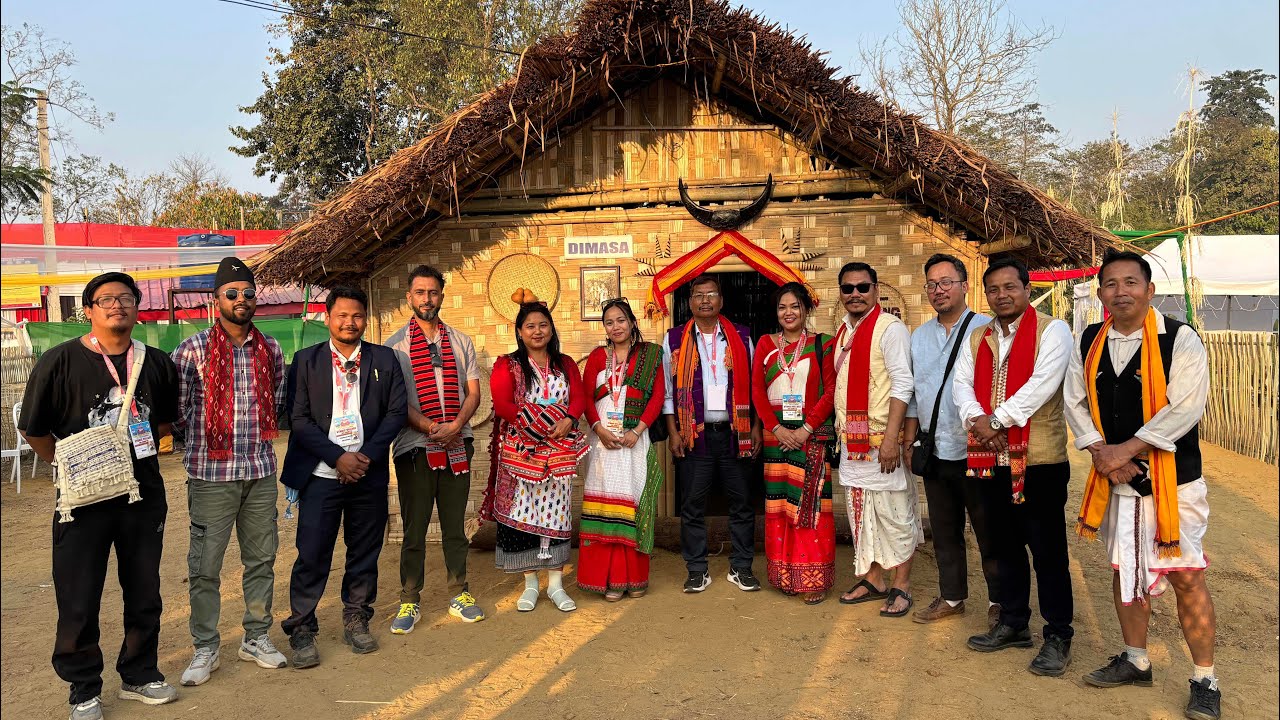Inauguration of Dimasa Nohdrang Ethnic Village at Taralangso Diphu KYF-2026