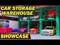 3d printed car storage warehouse showcase for hot wheels  164 scale cars