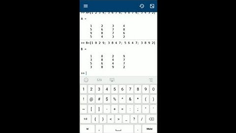 Manipulasi Data matrix menggunakan MATLAB