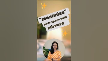 "Mirror Magic: Maximizing Space within Your Home"https://youtu.be/6NpfHn8VRH0 #interior #homedecor