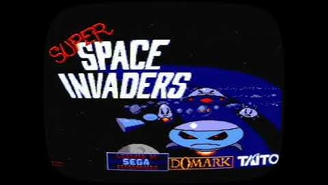 27th October 2020 Master System game Super Space Invaders