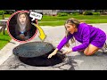 Our daughter suri fell into the sewer  jancy family