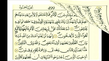 سورة الجاثية ثمن [ هذا هدى والذين كفروا بئايات ربهم لهم عذاب من رجز أليم ]